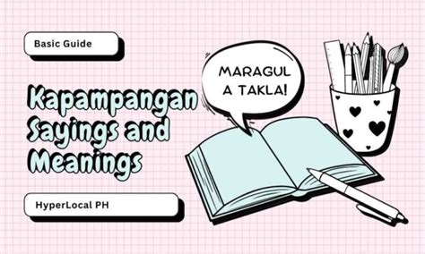 kapampangan phrases|20 Kapampangan Sayings and Their Meanings .
